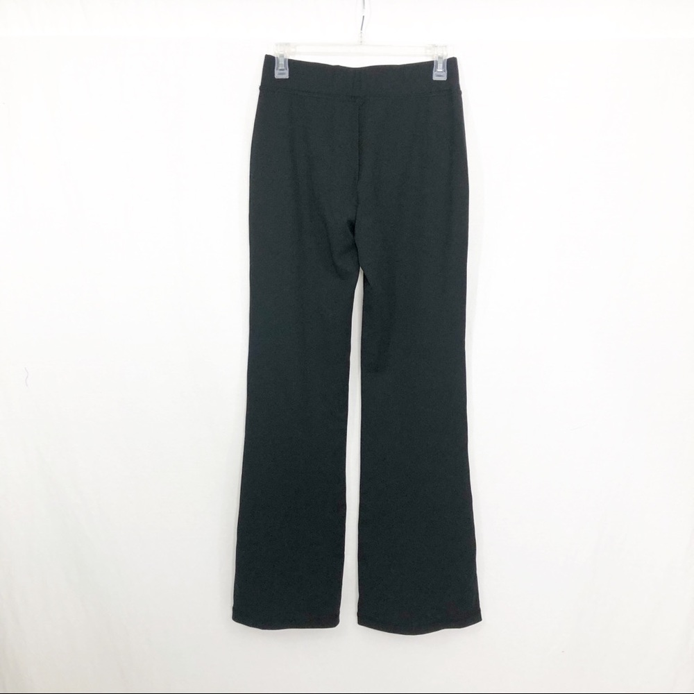 NEW Material Girl Flare Boot Leg Pull On Dress Pants Leggings, Size Medium Black - Picture 3 of 6